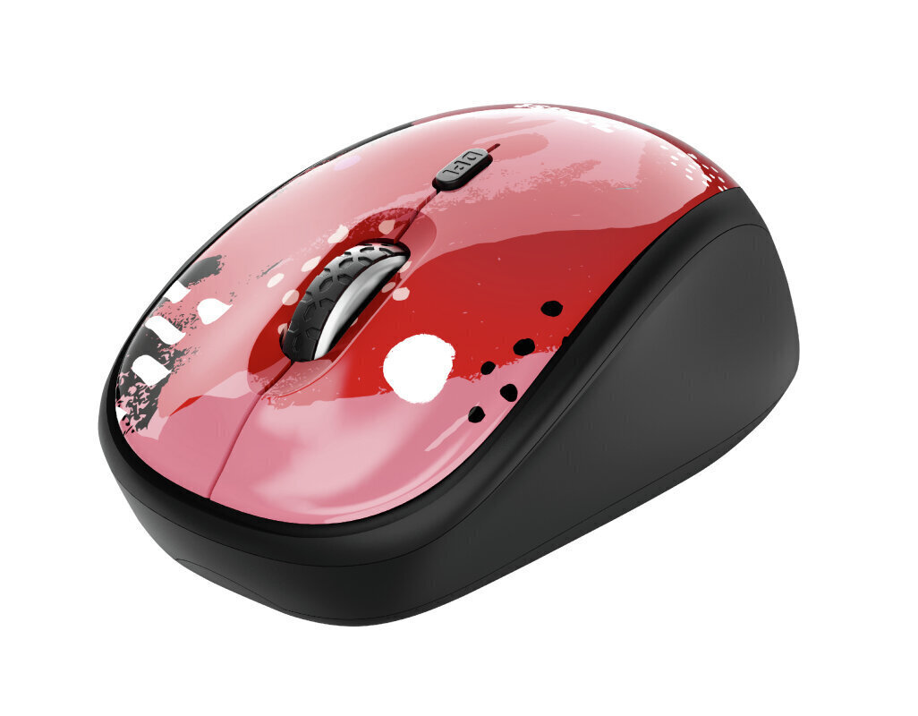 MOUSE USB OPTICAL WRL/YVI RED 24440 TRUST hind ja info | Hiired | kaup24.ee