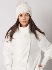 Naiste valge müts tutiga White Universaalne hind ja info | Naiste mütsid ja peapaelad | kaup24.ee