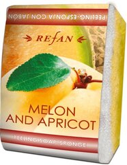 Мыло-губка для пилинга "Melon and Aprikot" Refan цена и информация | Мыло | kaup24.ee