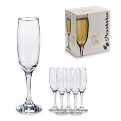 Šampanjaklaaside komplekt (6 tk) (210 ml) цена и информация | Стаканы, фужеры, кувшины | kaup24.ee