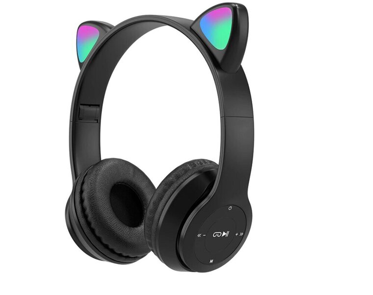 Juhtmevabad kõrvaklapid arvutile, telefonile, must, karbis hind | kaup24.ee