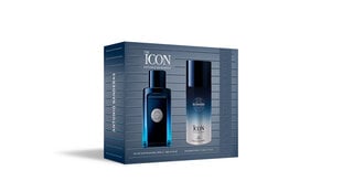 Komplekt Antonio Banderas The Icon meestele: tualettvesi EDT, 100+ deodorant, 150 ml hind ja info | Meeste parfüümid | kaup24.ee