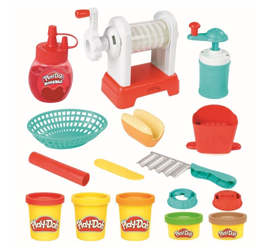 Plastiliinikomplekt Play Doh Spiral Fries, F13205L0 hind ja info | Arendavad mänguasjad | kaup24.ee