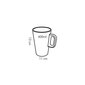 Caffe Latte kruus Tescoma Gustito 400ml, valge hind ja info | Klaasid, tassid ja kannud | kaup24.ee