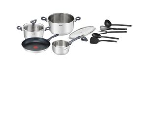 Tefal pottide komplekt Daily Cook 11-osa цена и информация | Кастрюли, скороварки | kaup24.ee