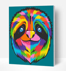 Teemantmosaiik Sloth, Splat Planet, 50x40 cm цена и информация | Алмазная мозаика | kaup24.ee