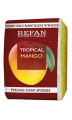 Мыло-губка для пилинга "Tropical Mango" Refan цена и информация | Мыло | kaup24.ee