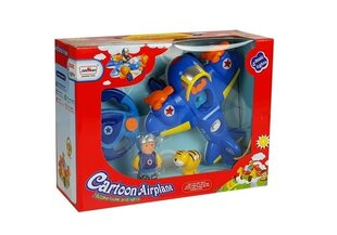 Kaugjuhitav lennuk koos rooliga, sinine hind ja info | Poiste mänguasjad | kaup24.ee