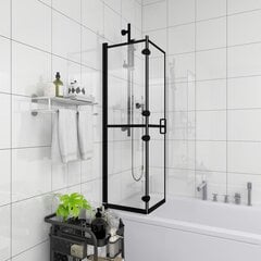 Kokkupandav duši vahesein, 100x140 cm hind ja info | Dušikabiinide uksed ja seinad | kaup24.ee