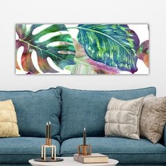 Reproduktsioon lõuendil Monstera, 30x80 cm hind ja info | Seinapildid | kaup24.ee