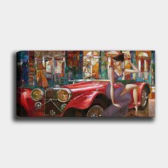 Репродукция на холсте Автомобиль, 30x80 см цена и информация | Картины, живопись | kaup24.ee