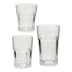 Klaaside komplekt Vivalto Läbipaistev Kristall (18 tk) hind ja info | Klaasid, tassid ja kannud | kaup24.ee