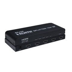 Разветвитель HDMI 1x4, 4K цена и информация | Адаптеры и USB-hub | kaup24.ee