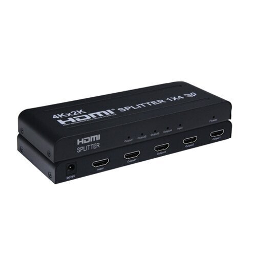 HDMI jaotur 1x4, 4K hind ja info | USB jagajad, adapterid | kaup24.ee