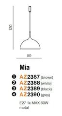 Rippvalgusti Azzardo Mia AZ2389 цена и информация | Люстры | kaup24.ee