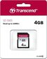 MEMORY SDHC 4GB C10/TS4GSDC300S TRANSCEND цена и информация | Mobiiltelefonide mälukaardid | kaup24.ee