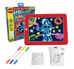 Обучающая доска для рисования с освещением и шаблонами цена и информация | Развивающие игрушки и игры | kaup24.ee