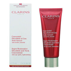 Крем для шеи и декольте Clarins Super Restorative Decollete and Neck Concentrate, 75 мл цена и информация | Кремы для лица | kaup24.ee