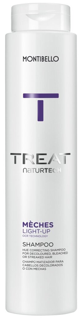 Kollast tooni eemaldav šampoon Montibello TREAT NaturTech Meches Light-Up (300ml) цена и информация | Šampoonid | kaup24.ee