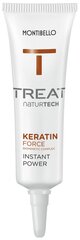 Taastav juukseseerum Montibello TREAT NaturTech Keratin Force Instant Power (12ml) hind ja info | Juuksepalsamid | kaup24.ee