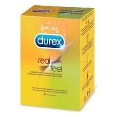 Презервативы Durex Real Feel, 24 шт. цена и информация | Презервативы | kaup24.ee