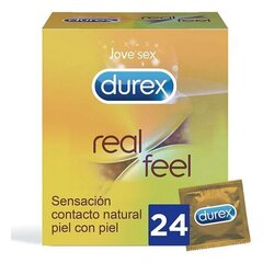 Презервативы Durex Real Feel, 24 шт. цена и информация | Презервативы | kaup24.ee