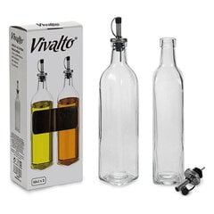 Äädikapudel Vivalto Läbipaistev (500 ml) (0,5 L) (5,7 x 29,5 x 5,7 cm) цена и информация | Стаканы, фужеры, кувшины | kaup24.ee