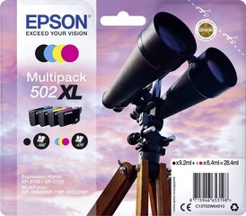 Epson Multipack 4-colours 502 XL Ink car hind ja info | Tindiprinteri kassetid | kaup24.ee