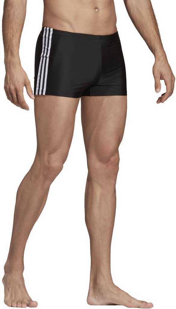 Ujumispüksid Mehed Adidas Fit Bx 3S, Must hind ja info | Ujumispüksid, shortsid | kaup24.ee