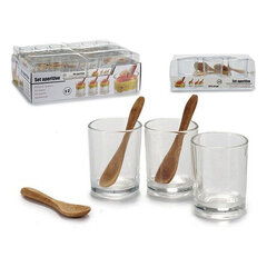 Klaaside komplekt Vivalto Lusikaga Bambus Klaas (100 ml) (3 osa) hind ja info | Klaasid, tassid ja kannud | kaup24.ee