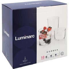 Klaaside komplekt Luminarc Gorbea Läbipaistev Klaas (18 tk) hind ja info | Klaasid, tassid ja kannud | kaup24.ee
