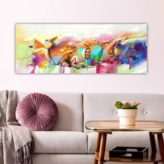 Reproduktsioon lõuendil Abstraktsioon, 30x80 cm цена и информация | Картины, живопись | kaup24.ee