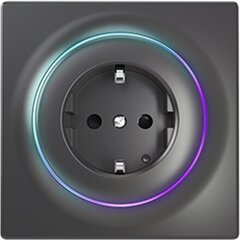 Fibaro Walli Outlet type F, Black Z-Wave hind ja info | Lülitid ja pistikupesad | kaup24.ee