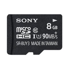 Карта памяти Micro SDHC с адаптером Sony (8 ГБ) цена и информация | Аксессуары для фотоаппаратов | kaup24.ee