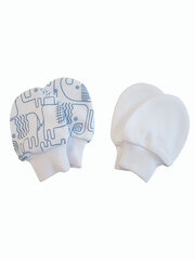 Labakindad vastsündinutele, 2 paari, Galatex цена и информация | Шапки, перчатки, шарфики для новорожденных | kaup24.ee