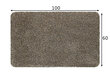 Uksematt Natuflex, graniit, 60 x 100 cm цена и информация | Uksematid | kaup24.ee