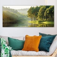 Репродукция на холсте Пейзаж, 50x120 см цена и информация | Настенные деревянные декорации | kaup24.ee