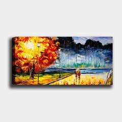 Reproduktsioon lõuendil Park, 50x120 cm цена и информация | Картины, живопись | kaup24.ee