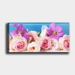 Reproduktsioon lõuendil Lilled, 50x120 cm hind ja info | Seinapildid | kaup24.ee