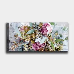 Reproduktsioon lõuendil Lilled, 50x120 cm hind ja info | Seinapildid | kaup24.ee