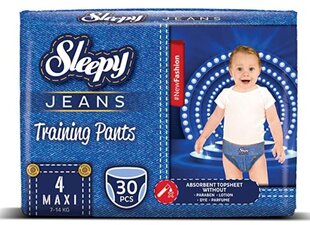 Подгузники Sleepy Jeans Pants Maxi-30 (размер 4) цена и информация | Пеленки | kaup24.ee