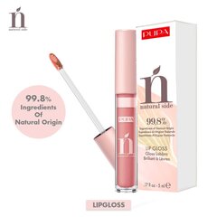 Huuleläige Pupa Milano Natural Side 5 ml, 003 Sweet Candy hind ja info | Huulepulgad, -läiked, -palsamid, vaseliin | kaup24.ee