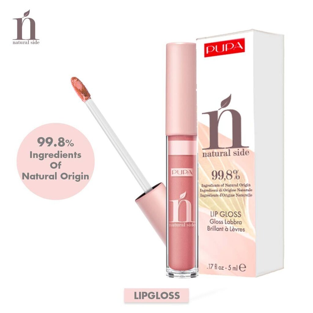 Huuleläige Pupa Milano Natural Side 5 ml, 003 Sweet Candy цена и информация | Huulepulgad, -läiked, -palsamid, vaseliin | kaup24.ee