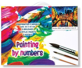 Acrylic paints цена и информация | Живопись по номерам | kaup24.ee