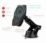 Swissten WM1-HK2 Car Holder With Wireless Charging + Micro USB Cable 1.2m Black цена и информация | Mobiiltelefonide hoidjad | kaup24.ee