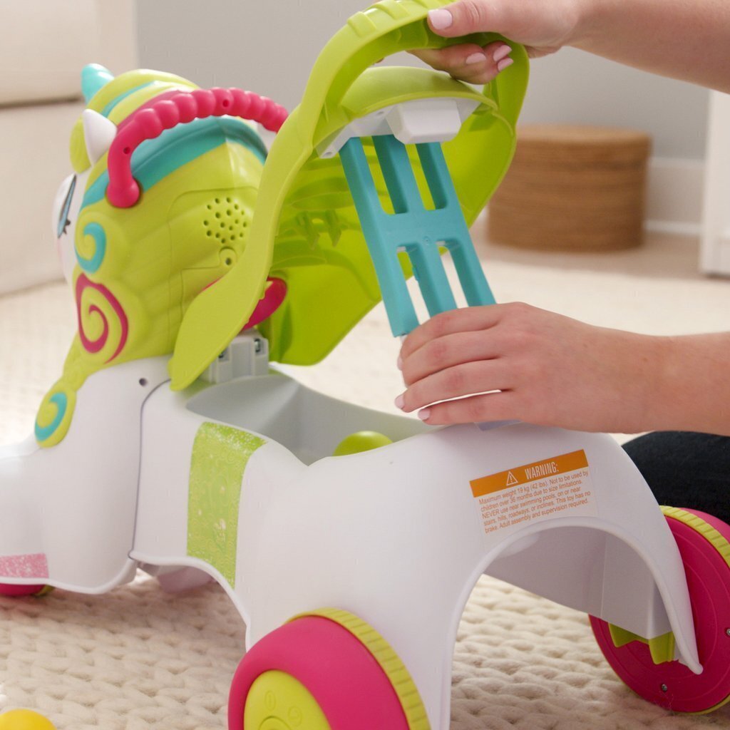 Käimistugi Ükssarvik heli- ja valgusefektidega 3in1 Infantino hind ja info | Imikute mänguasjad | kaup24.ee