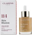 Jumestuskreem Clarins Skin Illusion Natural Hydrating Foundation SPF 15 114 Cappuccino, 30 ml