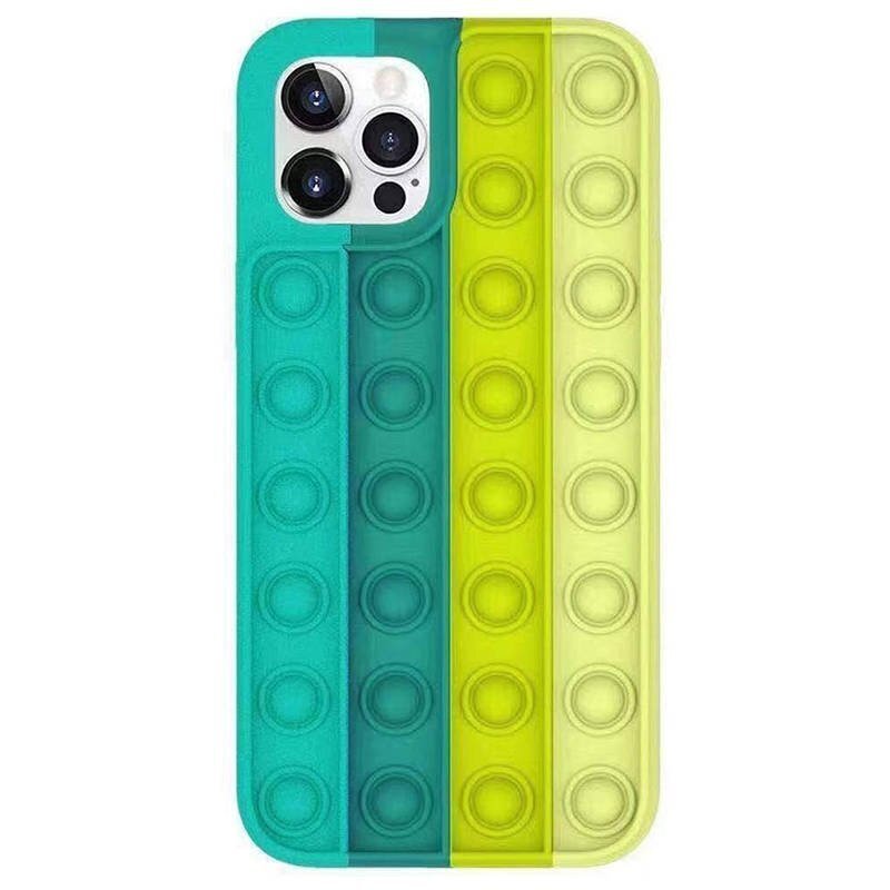 Mocco Bubble Antistress Case for Apple iPhone 12 Pro Max Green hind ja info | Telefoni kaaned, ümbrised | kaup24.ee