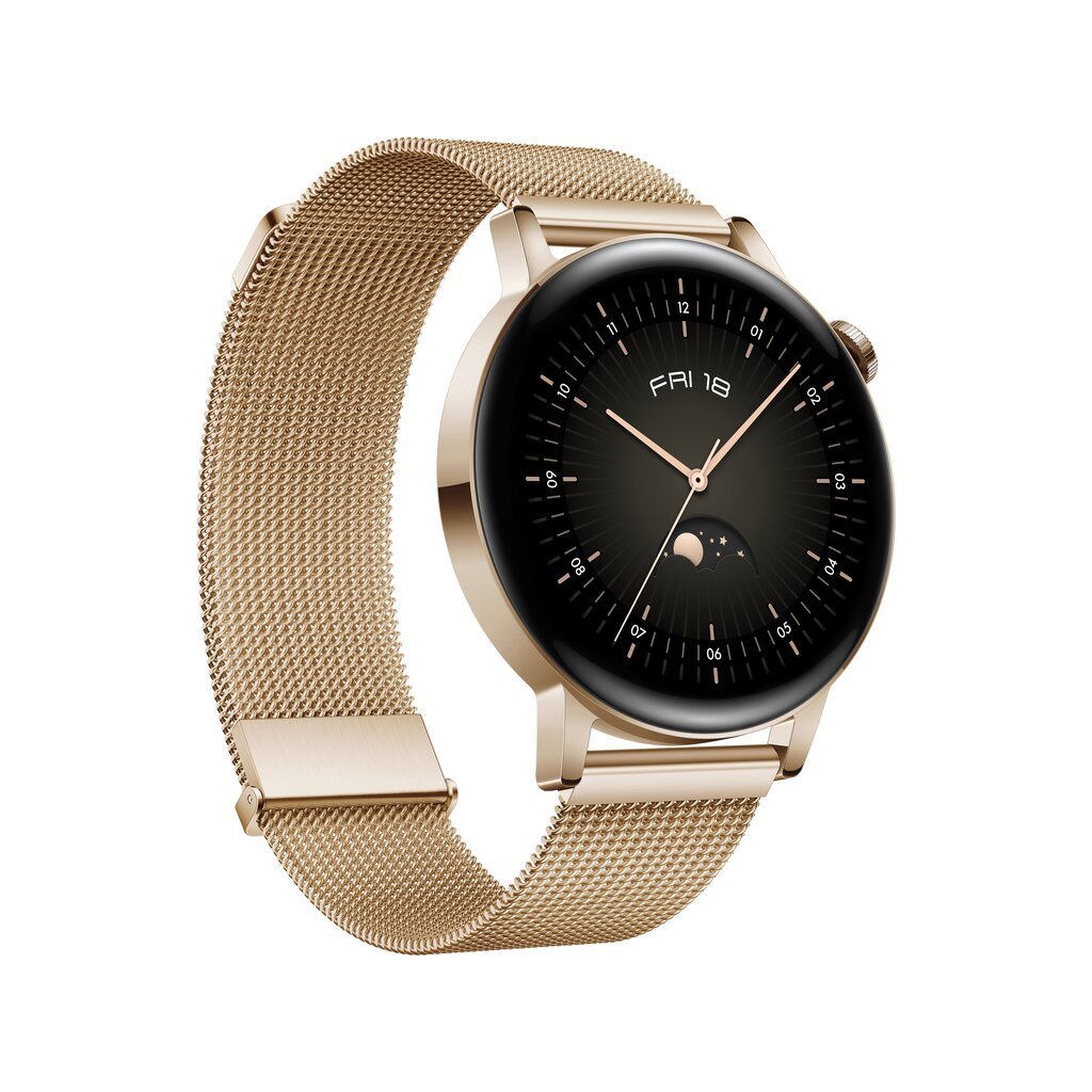 Huawei Watch GT 3 42mm, Golden Metal 55027151 hind ja info | Nutikellad (smartwatch) | kaup24.ee