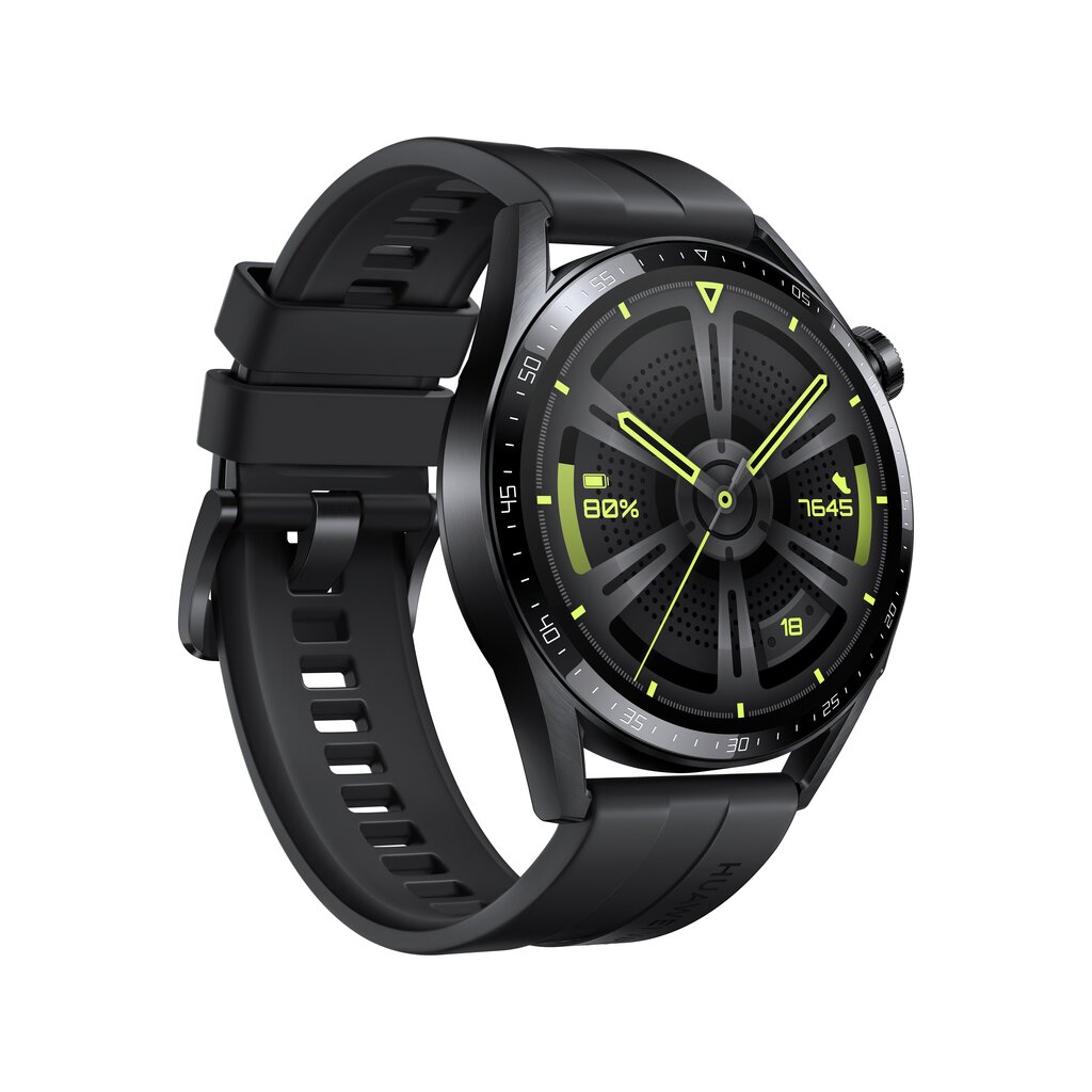 Huawei Watch GT 3 Active 46mm Black Stainless Steel 55028445 цена и информация | Nutikellad (smartwatch) | kaup24.ee